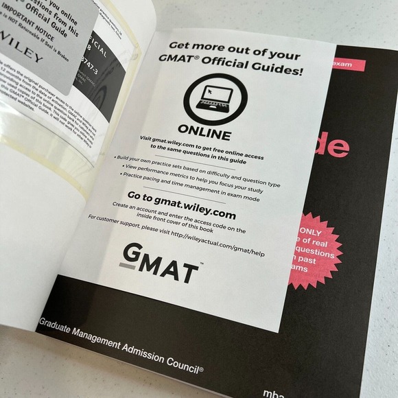 2018 Wiley GMAT Official Guide Quantitative Review, Verbal Review Book+Online 3x - Picture 12 of 15